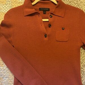 Banana Republic Mauve collared sweater